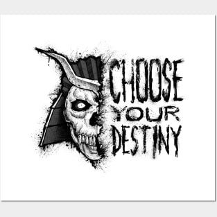 Mortal Kombat - CHOOSE YOUR DESTINY (black) Posters and Art